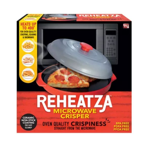 NWT Reheatza Microwave Crisper by Allstar Innovations, As Seen on TV - Picture 3 of 13